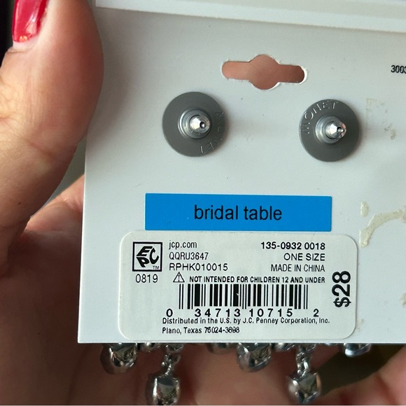 Monet Jewelry Timeless Silver Tone Womens Hypoallergenic Chandelier Earrings - Picture 9 of 13